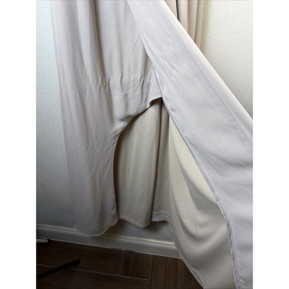 Show me your MuMu Womens Large shannon one shoulder maxi wedding cocktail dress - Picture 8 of 12